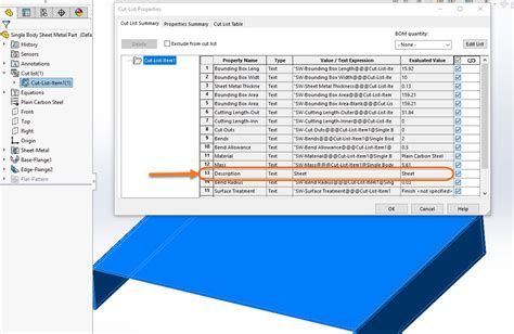 solidworks sheet metal enclosure part bom eci m1|solidworks indented bom diagram.